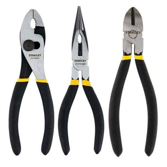 Stanley Shell Pliers Set, 3 Pieces