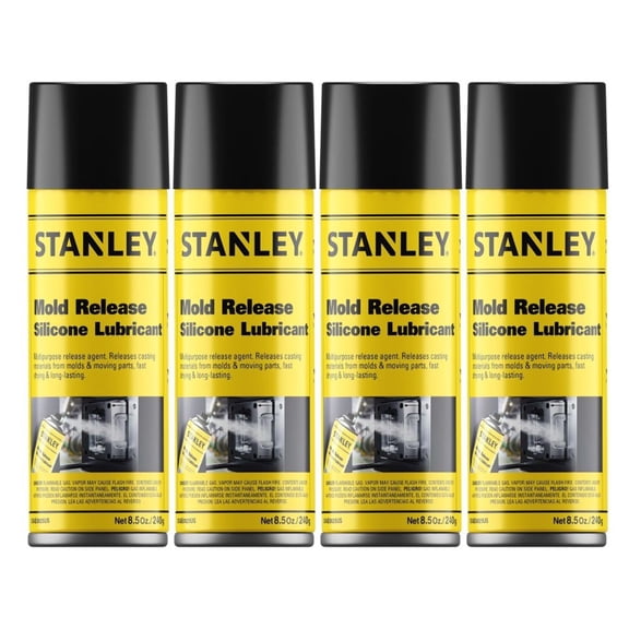 Stanley Silicone Mold Release Spray - Silicone-Based Mold Release Agent, 8.5oz-4 Pack