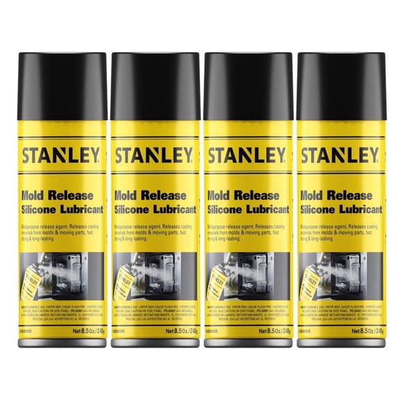 Stanley Silicone Mold Release Spray - Silicone-Based Mold Release Agent, 8.5oz-4 Pack