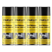 Stanley T245 Special Care Mold Release Spray, Silicone Lubricant for Resin, Plastic & Rubber Molds, 8.5 oz, 4 Pack