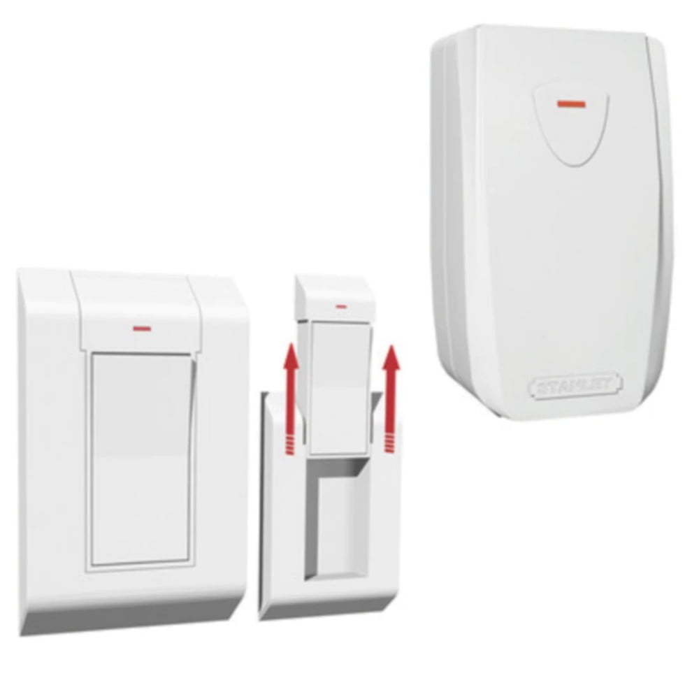 White Wireless Wall-Mounted Dimmer Switch with Remote