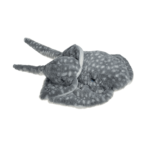 Stanley Stingray 8 Inch Plush Stuffed Ocean Ray Toy, Soft Marine Sea Life Companion