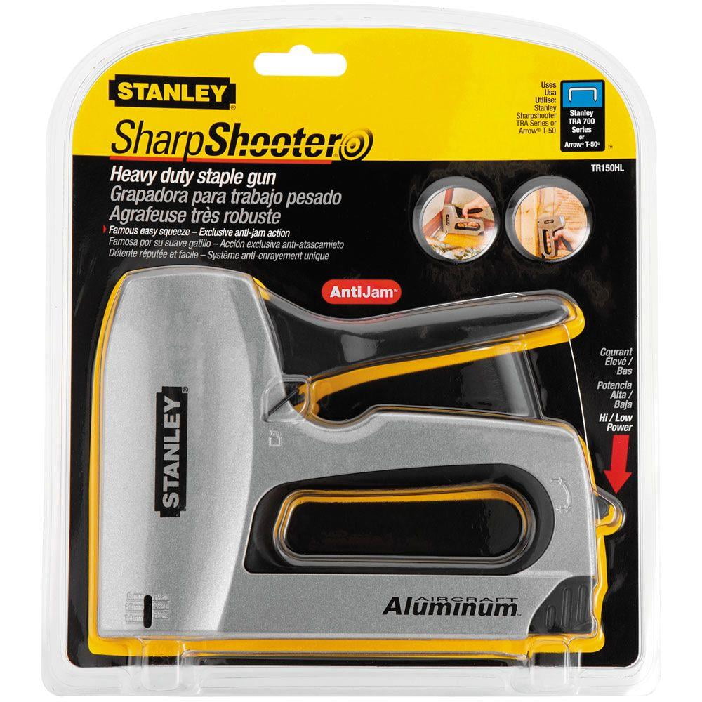 Stanley TR150HL SharpShooter Heavy Duty Staple Gun with AntiJam