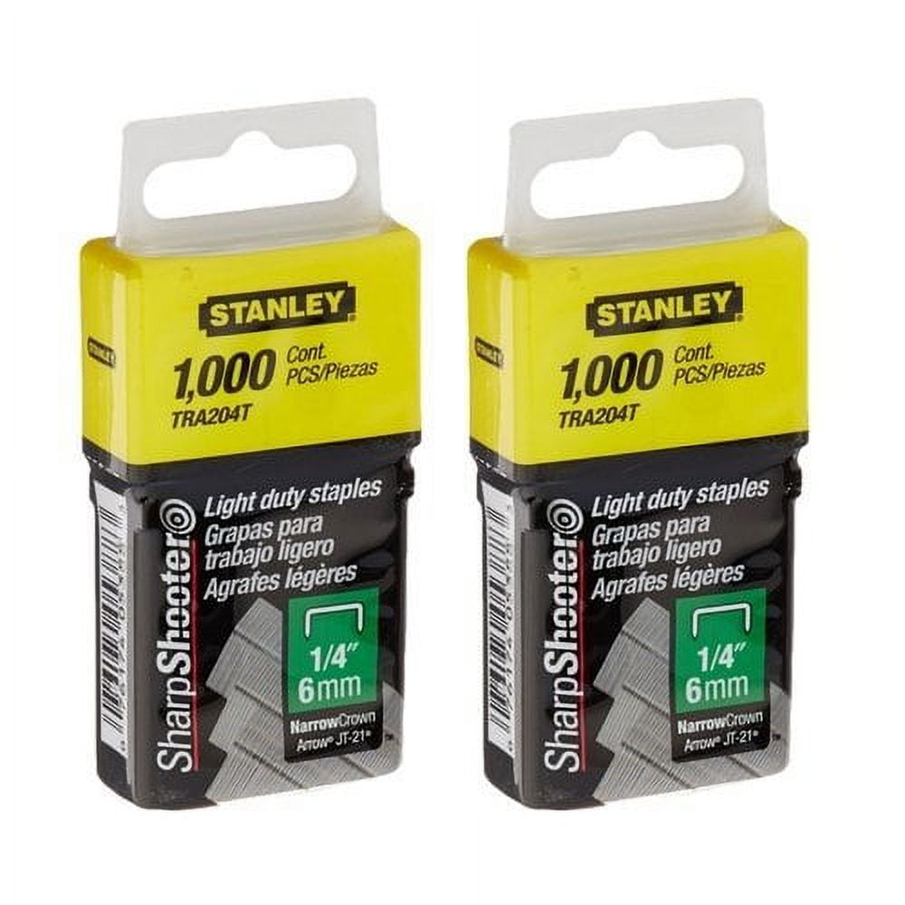 Stanley Accessori - Graffette tipo H, 6 mm, 1000 pz 1-TRR134T