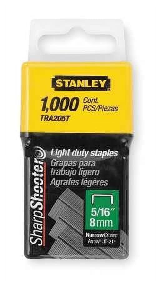 Stanley TRA205T 1,000 Units 5/16-Inch Light Duty Staples 2 pack