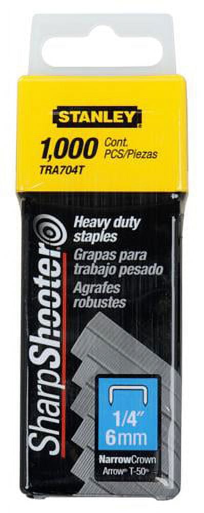 Stanley TRA704T Heavy Duty Staples 1/4" - 56 Pack