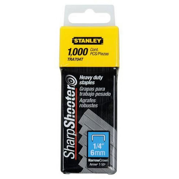 Stanley TRA704T Heavy Duty Staples 1/4" - 56 Pack