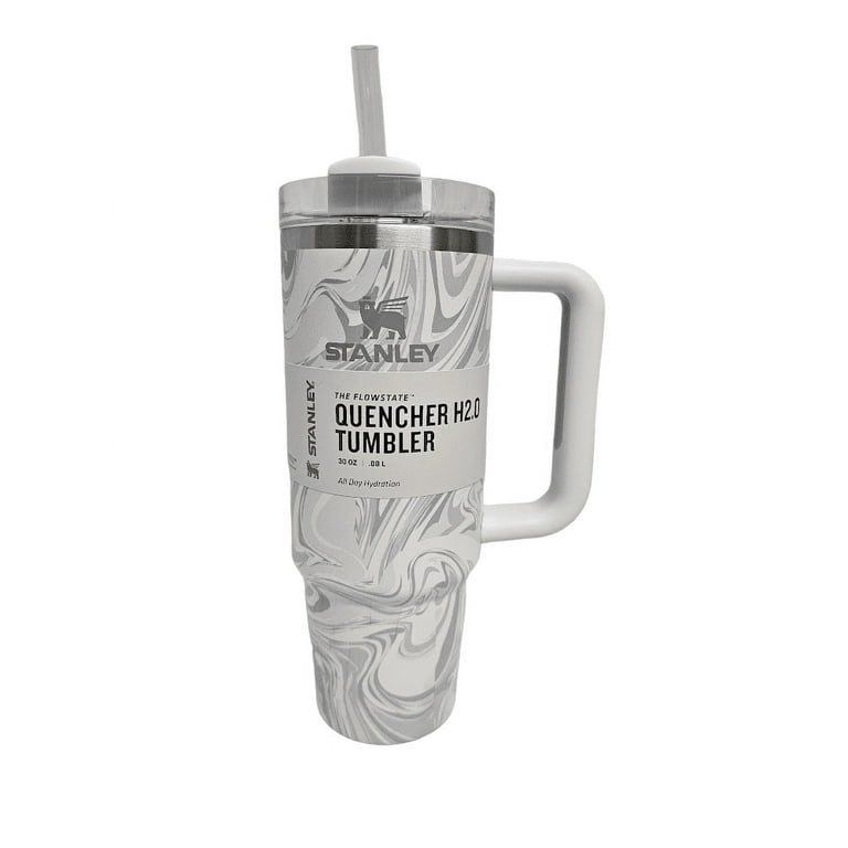 Authentic Exclusive Stanley 40oz. Quencher H2.0 Polar Swirl Tumbler with  matching accessories