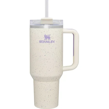 Stanley The Quencher H2.0 FlowState™ Tumbler Limited Edition Color | 40 OZ - Cream Speckle