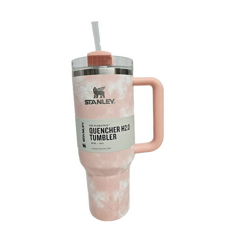 Stanley The Quencher H2.0 FlowState Tumbler Limited Edition Color | 40 OZ -  Peach Tye-Dye