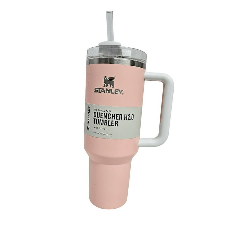STANLEY Quencher H2.0 FlowState Tumbler 40oz (Peach): Tumblers & Water  Glasses 