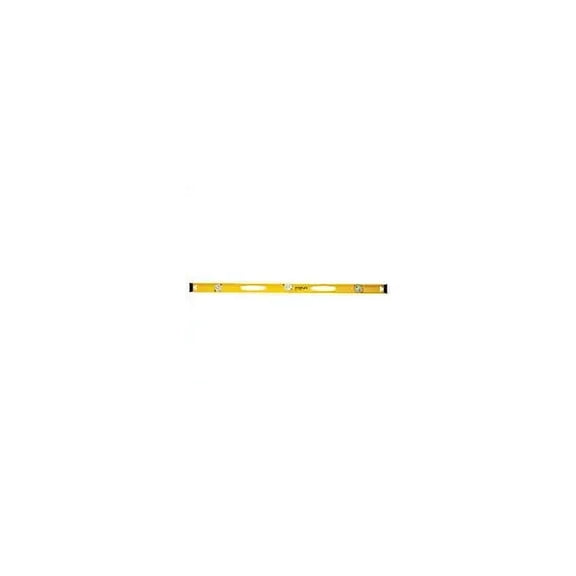 Stanley Tool 42-324 I-Beam Level, 24 Inch 3-Vial, 1-Hang Hole, Non-Magnetic, Aluminum, Black/Yellow