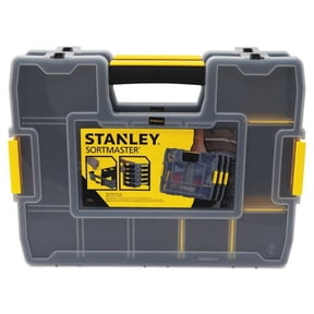 Stanley Tool Box and Tool Organizer, Sortmaster Junior Organizer, Yellow | Bundle of 2 Each