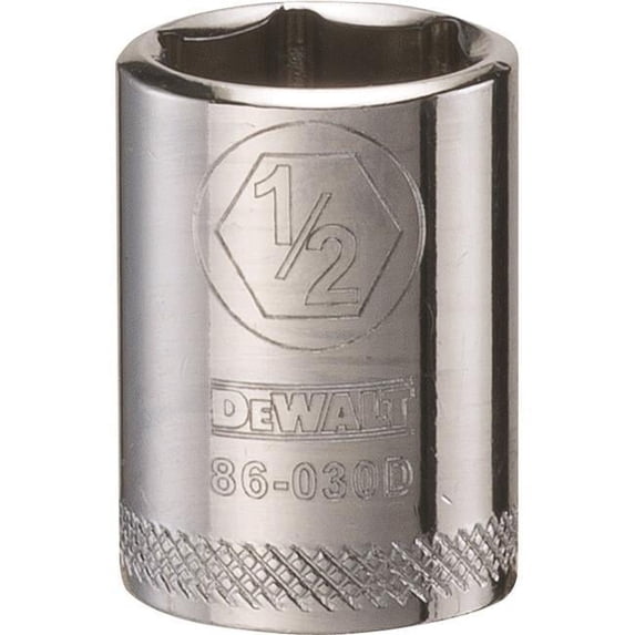 Stanley Tools 0.5 in. 6 Point Socket - 0.25 in. Drive
