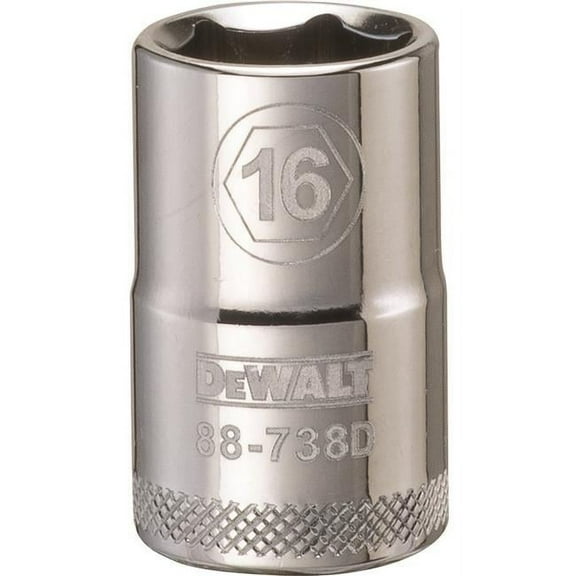 Stanley Tools 16mm 6 Point Socket - 0.5 in. Drive