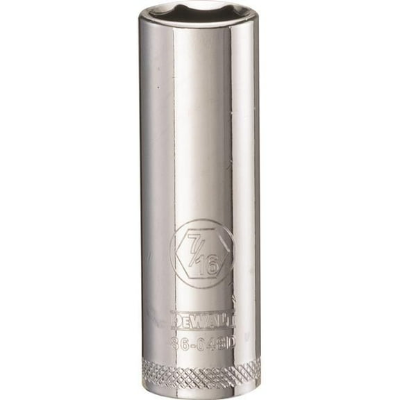 Stanley Tools 227539 0.43 in. Deep Socket - 0.25 in. Drive