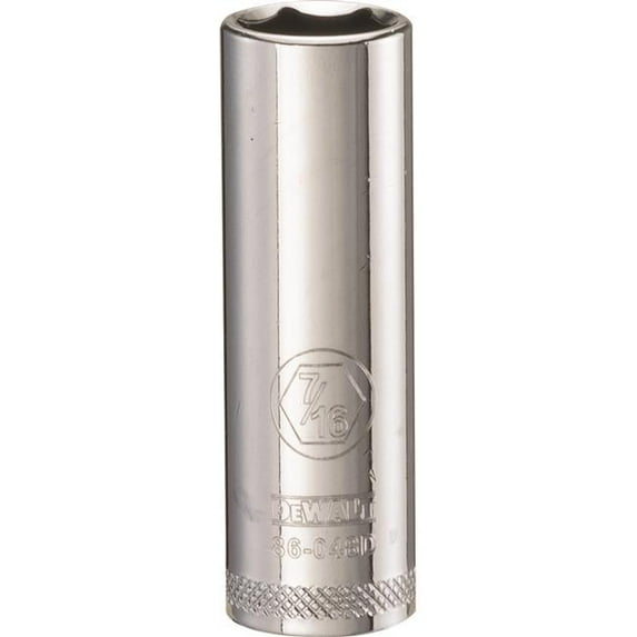 Stanley Tools 227539 0.43 in. Deep Socket - 0.25 in. Drive