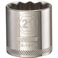 thumbnail image 1 of Stanley Tools 227758 21mm 12 Point Socket - 0.37 in. Drive, 1 of 1