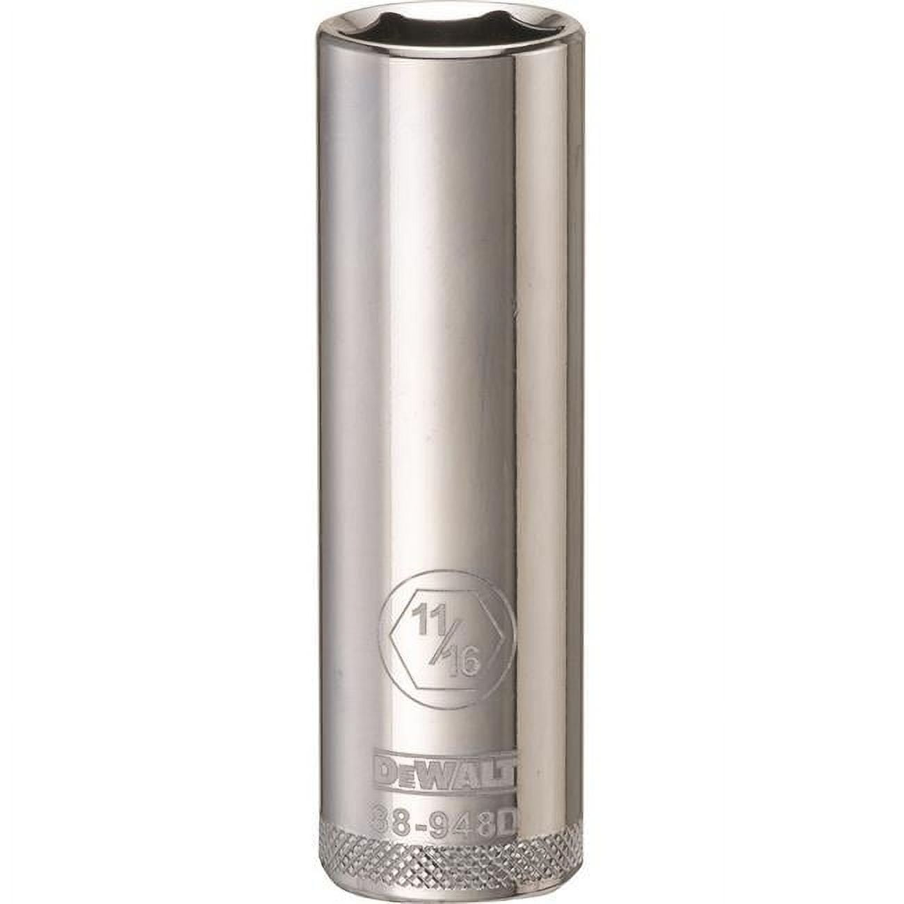 Stanley Tools 227862 0.68 in. Deep Socket - 0.5 in. Drive