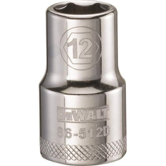 Stanley Tools 227894 12mm 6 Point Socket - 0.5 in. Drive