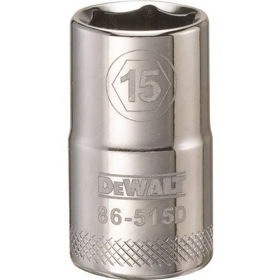 Stanley Tools 227898 15mm 6 Point Socket - 0.5 in. Drive