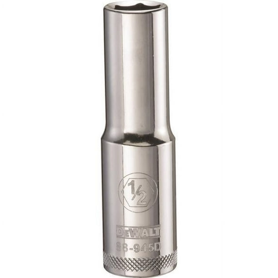 Stanley Tools 227908 0.5 in. Deep Socket - 0.5 in. Drive