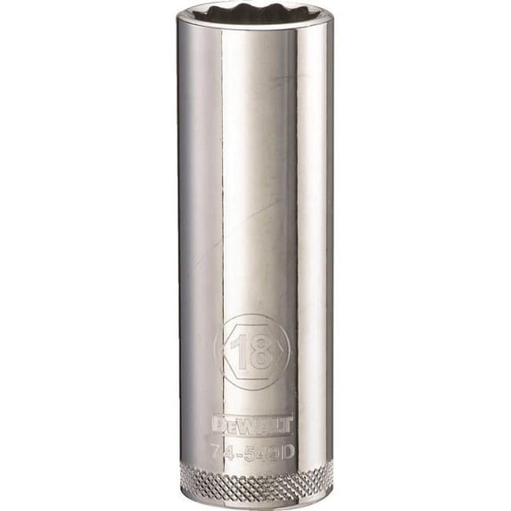 Stanley Tools 227946 18mm Deep Socket - 0.5 in. Drive