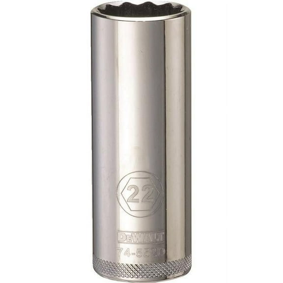 Stanley Tools 227949 22mm Deep Socket - 0.5 in. Drive