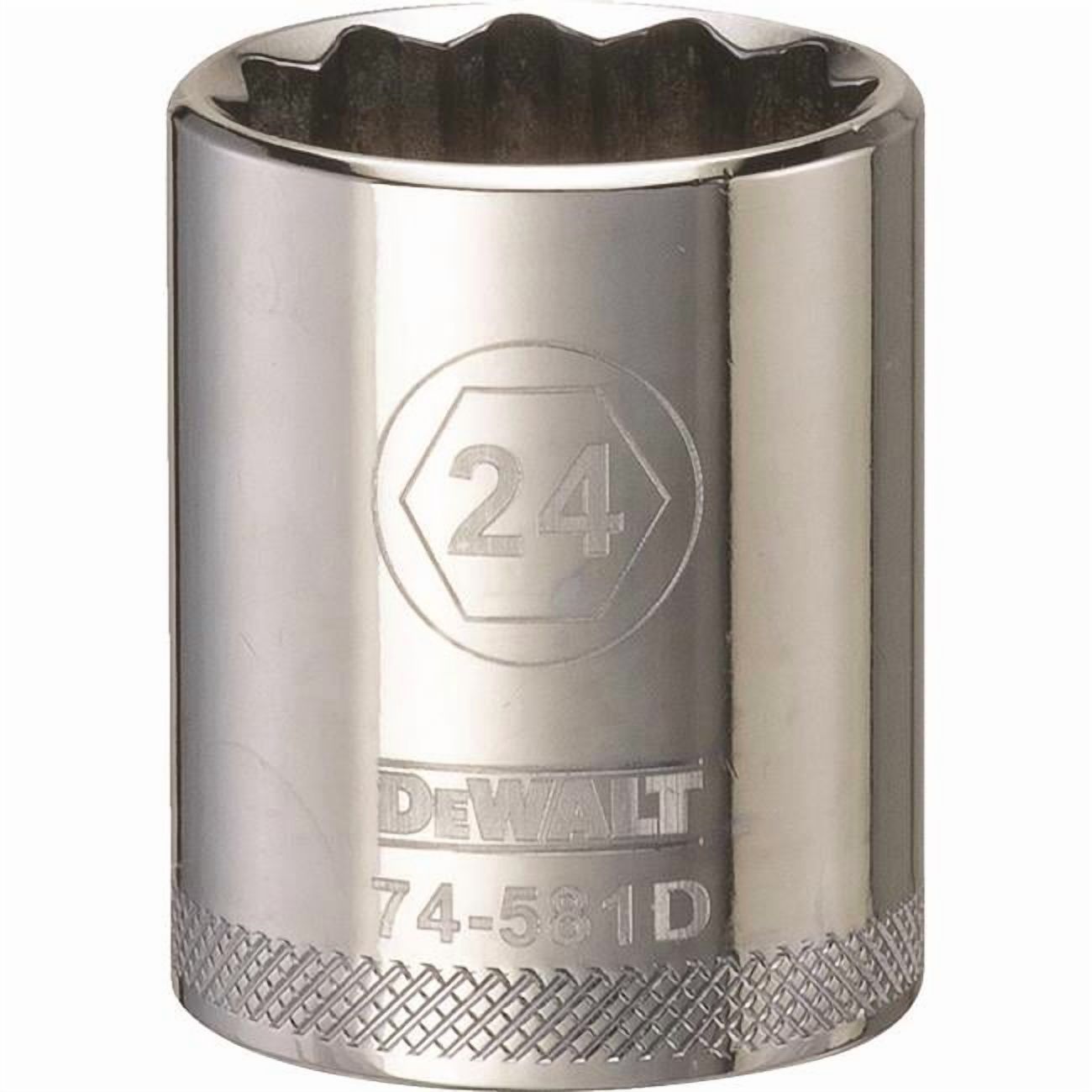 Stanley Tools 227964 24mm 12 Point Socket - 0.5 in. Drive