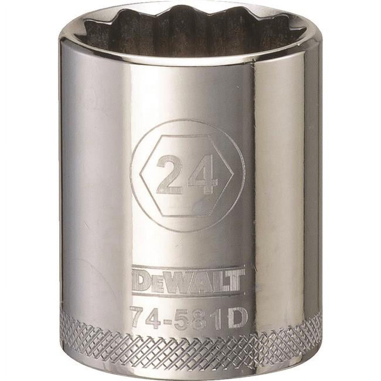 Stanley Tools 227964 24mm 12 Point Socket - 0.5 in. Drive - Walmart.com