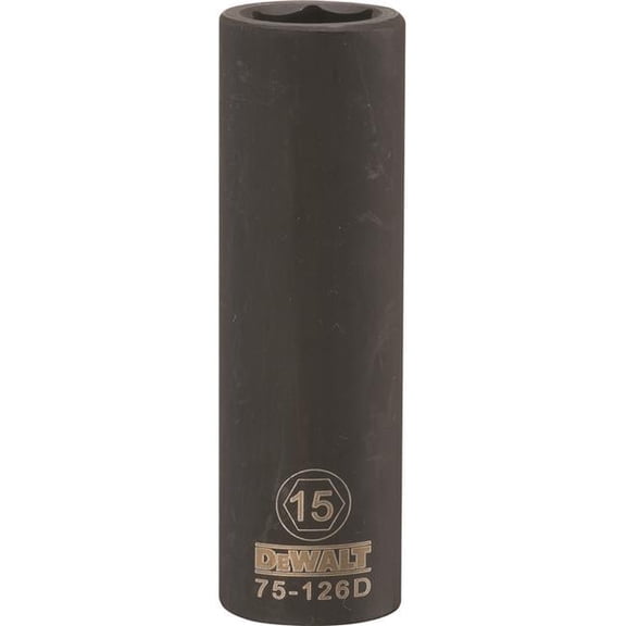Stanley Tools 228384 15mm Impact Socket - 0.5 in. Drive