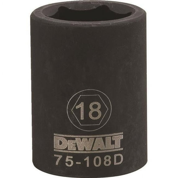 Stanley Tools 233326 18mm Impact Socket - 0.5 in. Drive