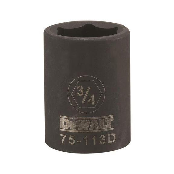 Stanley Tools 233341 0.75 in. Impact Socket - 0.5 in. Drive