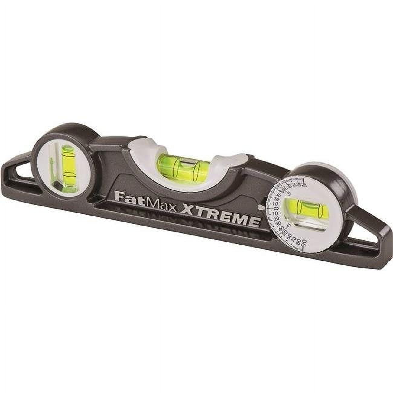 Stanley Tools 2663581 Fatmax Xtreme 43-609 Magnetic Torpedo Level, 0.0005  in 9 in. - Aluminum