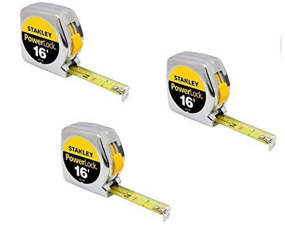 Stanley Tools 33116 16ft. Powerlock Tape Rule 3Pack