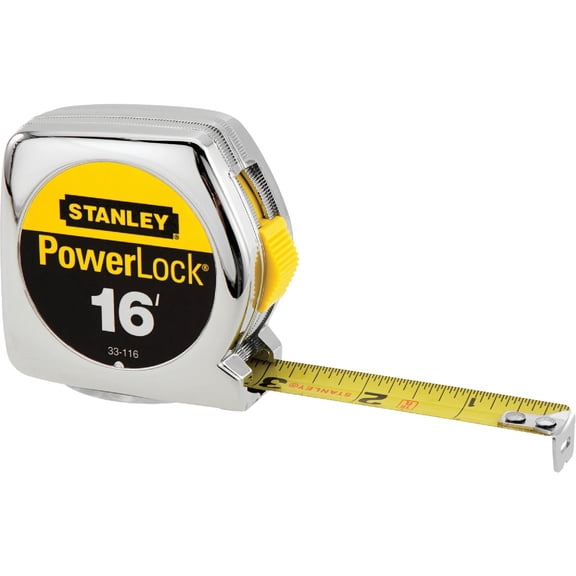 Stanley Tools 33-116 16ft. Powerlock Tape Rule 4-Pack Residential Use, Standard Application