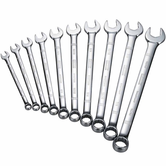 DEWALT 10-Piece Combination SAE Wrench Set