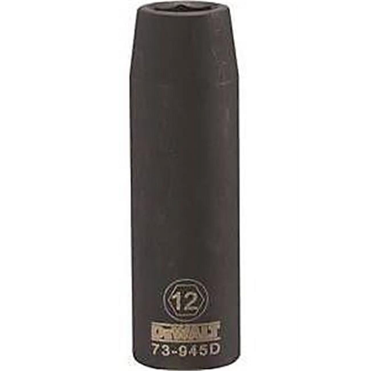 Stanley Tools 7515257 DWMT73945OSP Impact 0.5 Drive 6 Point Socket, 12 mm