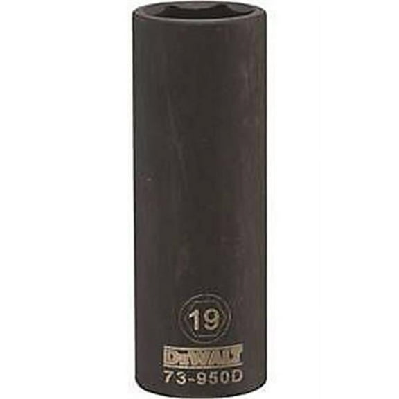 Stanley Tools 7515307 DWMT73950OSP Impact 0.5 Drive 6 Point Socket, 19 mm