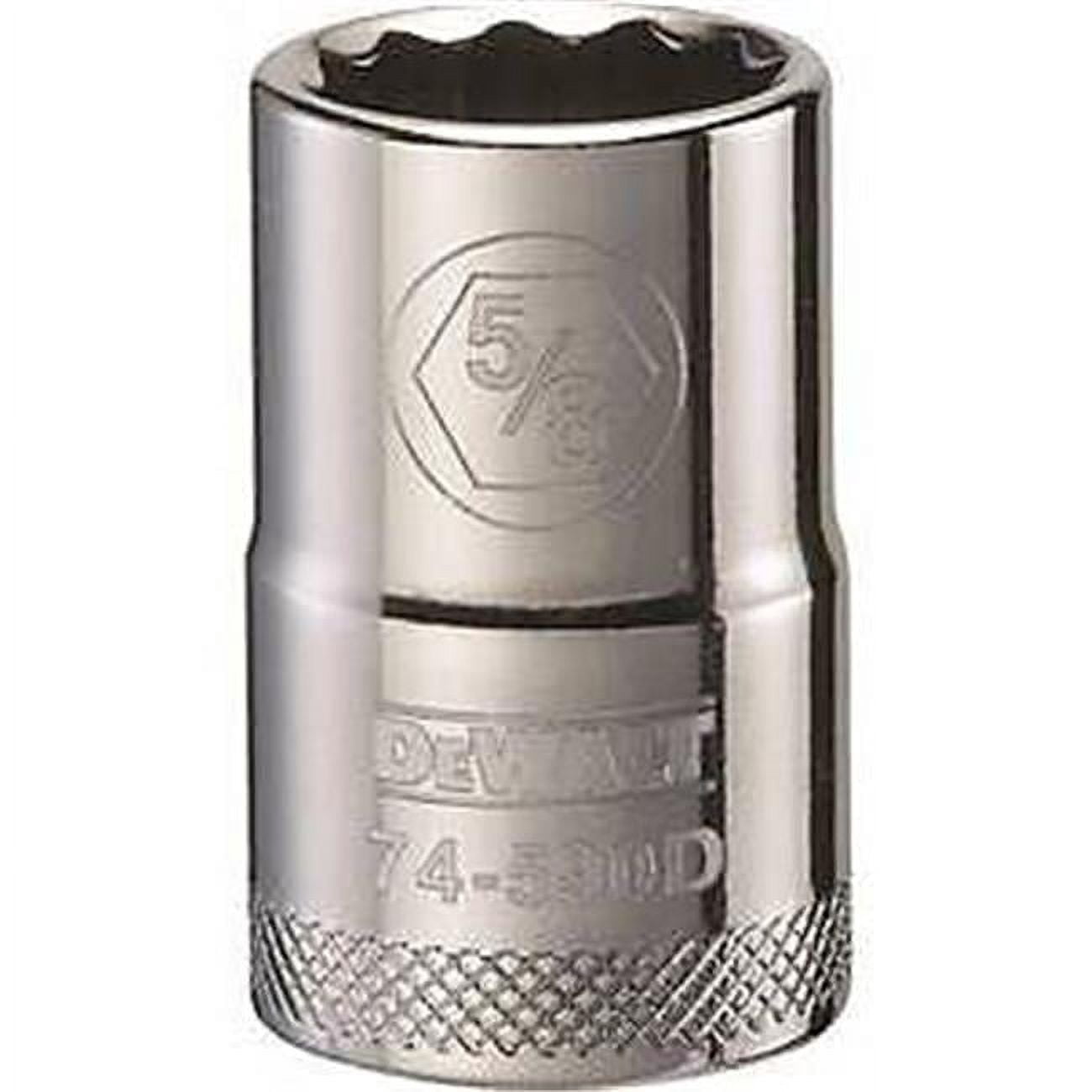 Stanley Tools 7516370 DWMT74590OSP 0.5 in. Drive 12 Point Socket, 0.625 in.