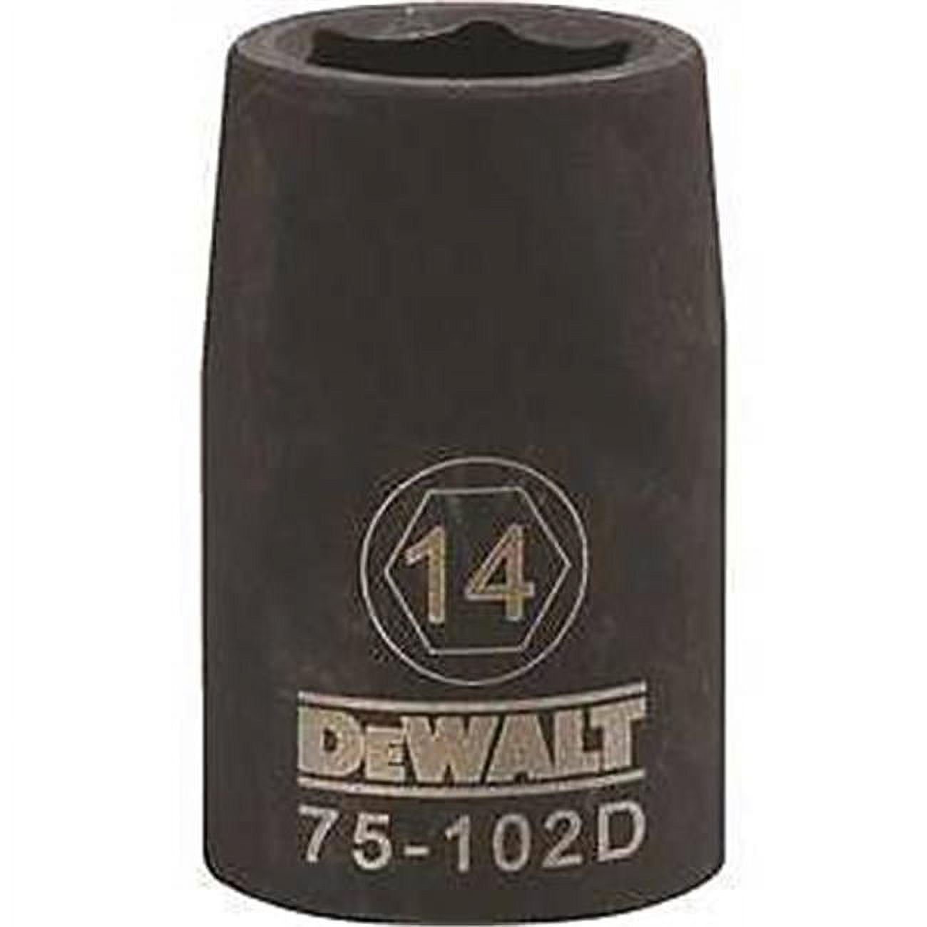 Stanley Tools 7516693 DWMT75102OSP Impact 0.5 Drive 6 Point Socket, 14 mm