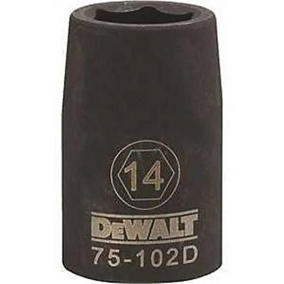 Stanley Tools 7516693 DWMT75102OSP Impact 0.5 Drive 6 Point Socket, 14 mm