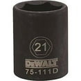 thumbnail image 1 of Stanley Tools 7516784 DWMT75111OSP Impact 0.5 Drive 6 Point Socket, 21 mm, 1 of 1