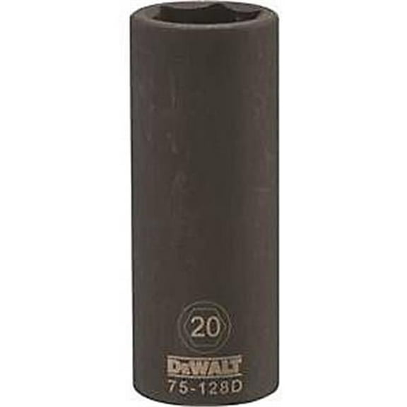 Stanley Tools 7516941 DWMT75128OSP Impact 0.5 Drive 6 Point Socket, 20 mm