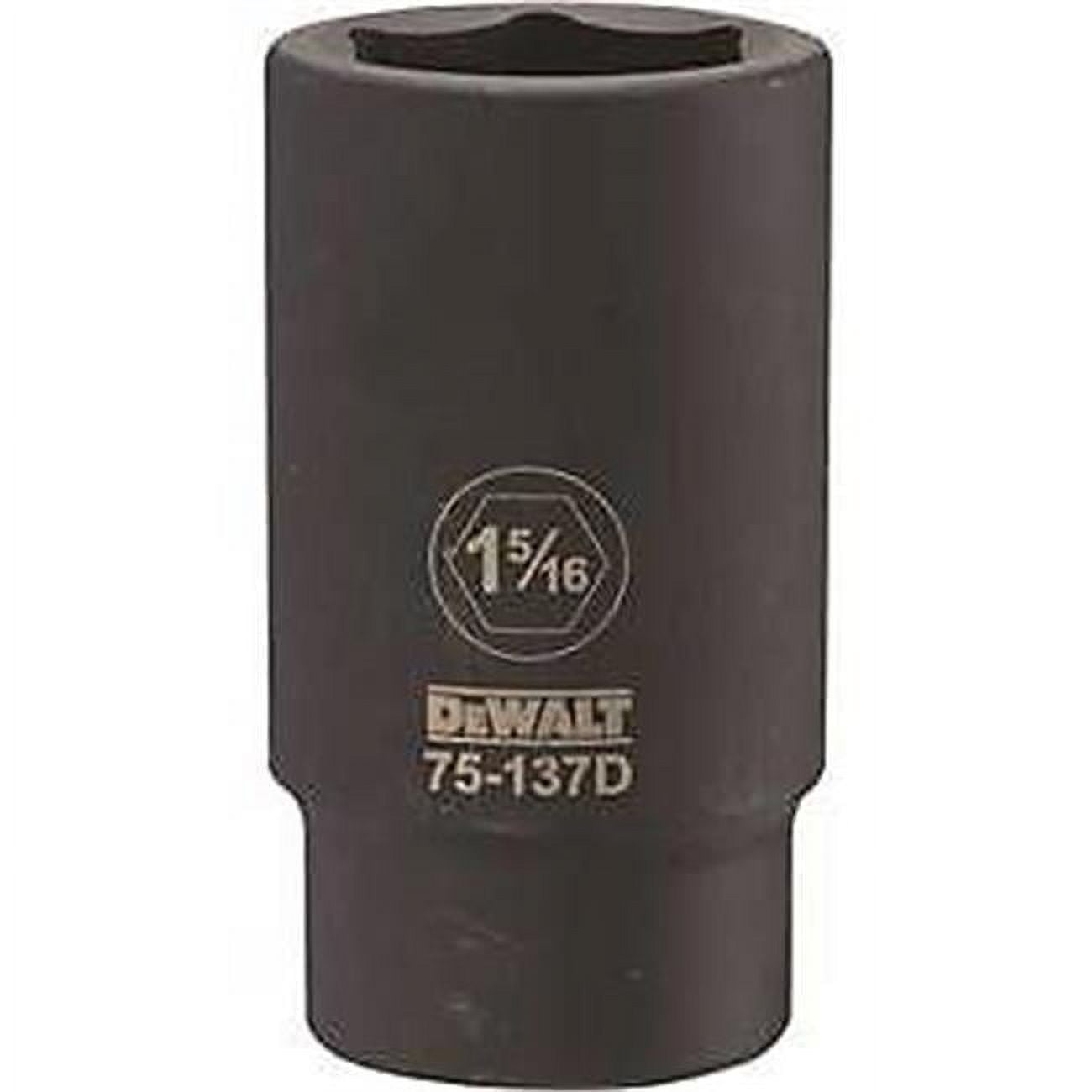 Stanley Tools 7517055 DWMT75137OSP Impact 0.75 Drive Socket, 1.312