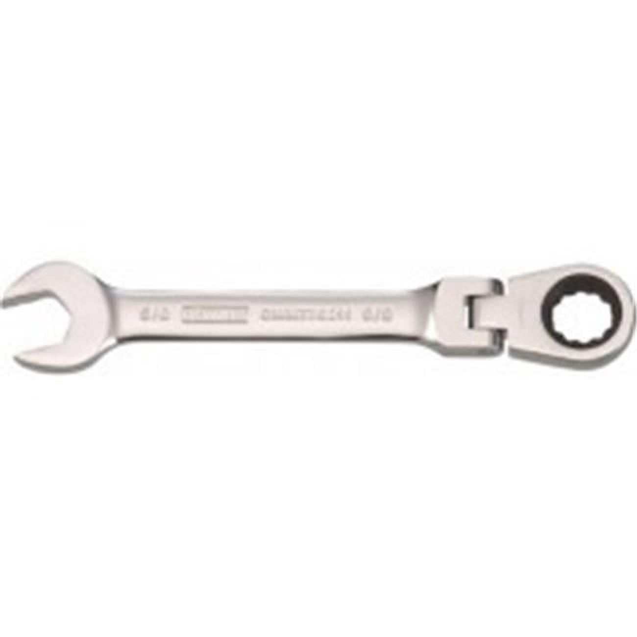 STANLEY Proto JSCV18F Black Flexible Head Ratchet Wrench - 9/16" Spline Drive, Black Oxide Finish