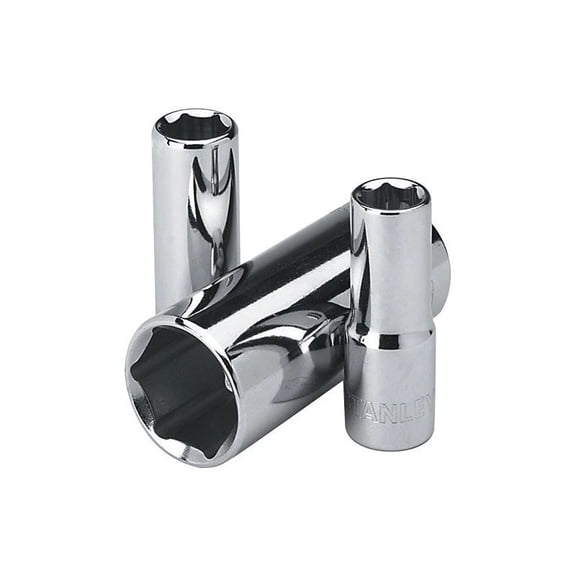 Stanley Tools 88-990 3/8" Drive SAE 11/16" Deep Socket - 6 Point