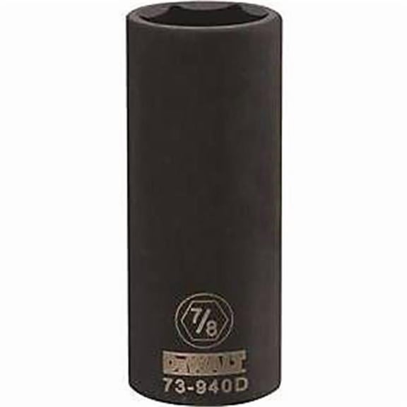 Stanley Tools DWMT73940OSP Impact 0.5 Drive 6 Point Socket, 0.875 in.
