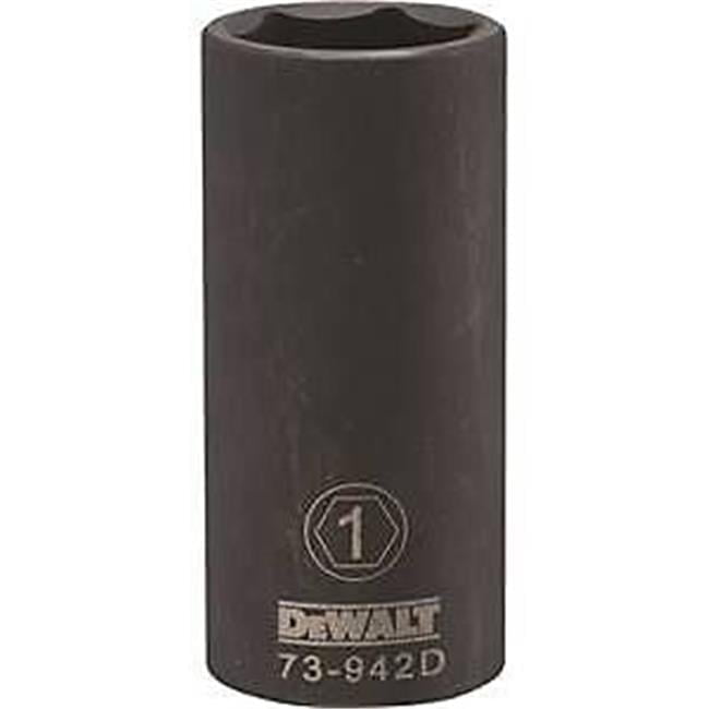 Stanley Tools  DWMT73942OSP SAE Impact 0.5 Drive 6 Point Socket, 1 in.