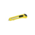 thumbnail image 1 of Retractable Pocket Cutter, 6 in L, Snap-Off, Carbon Steel, Yellow, 1 of 2